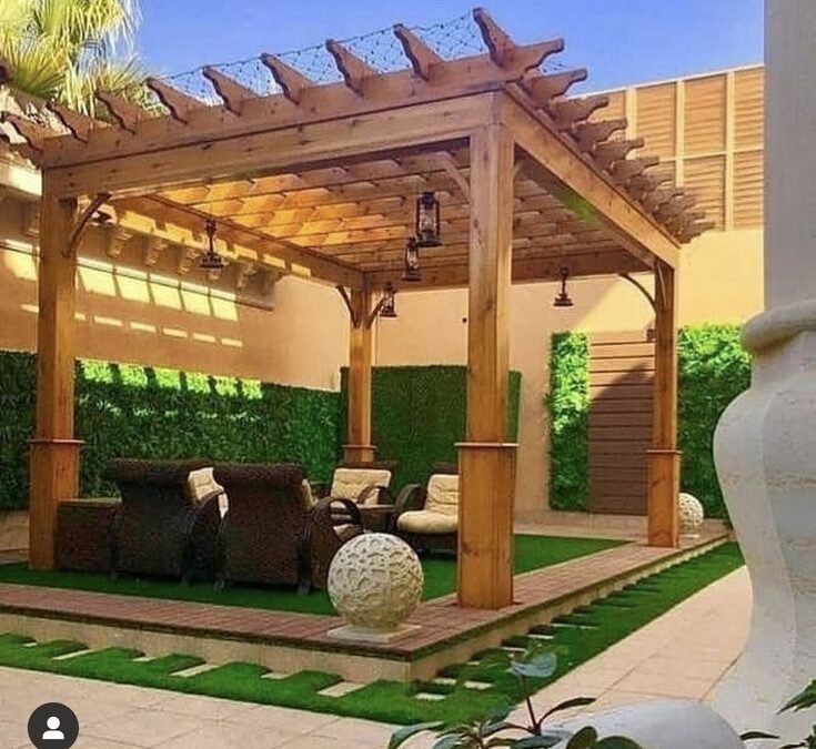 جلسات خشبية خارجية المدينة